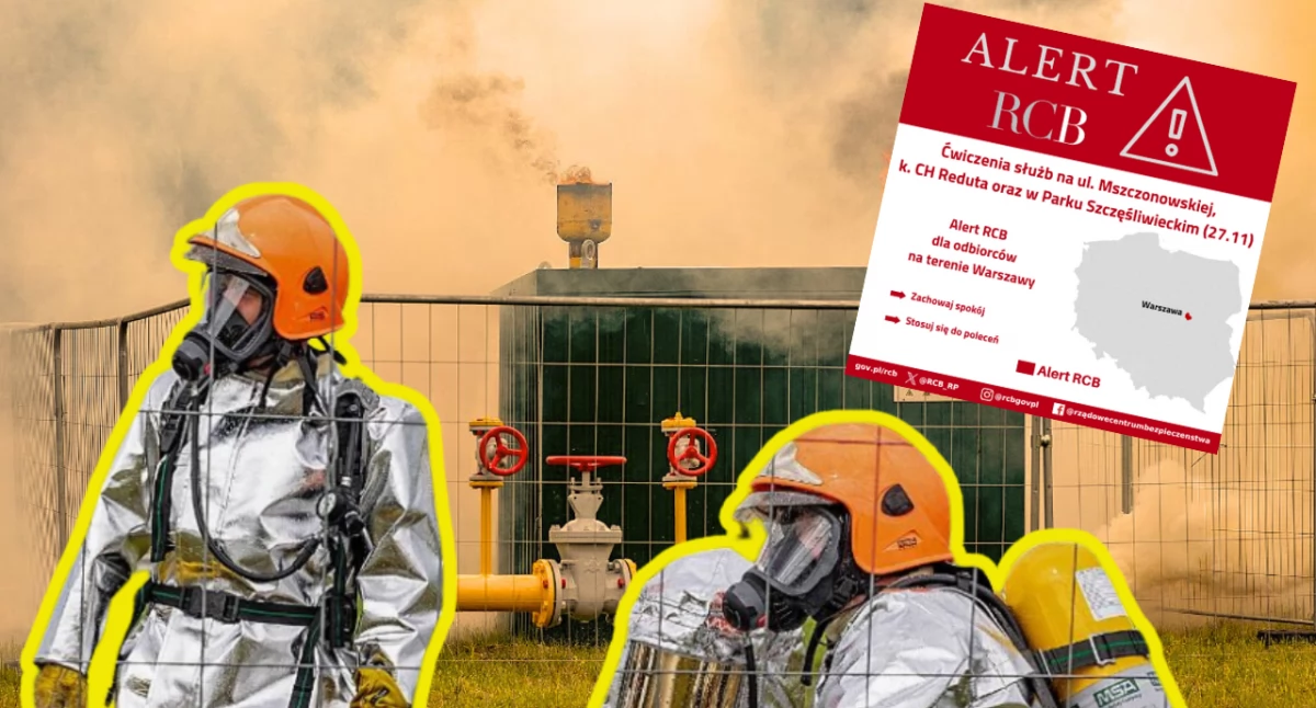 Gaz-System organizuje doroczne ćwiczenia. Alert RCB dla mieszkańców stolicy