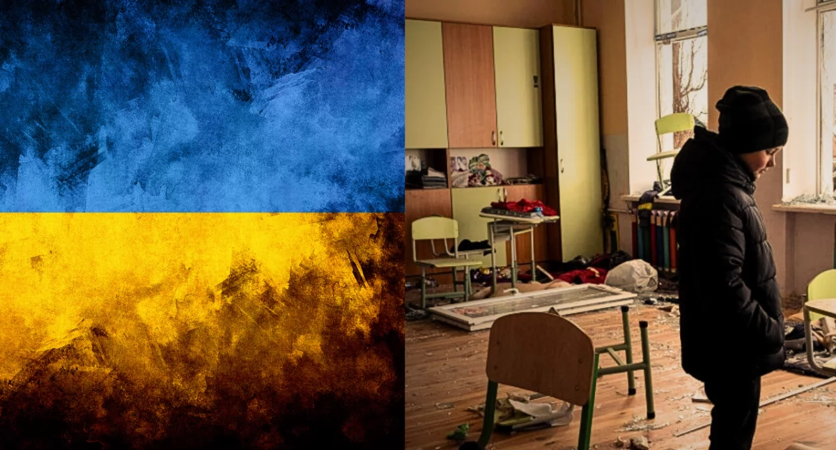 Dzieci na Ukrainie walczą o dostęp do edukacji w cieniu wojny.  UNICEF ostrzega: Edukacja na Ukrainie na skraju załamania!