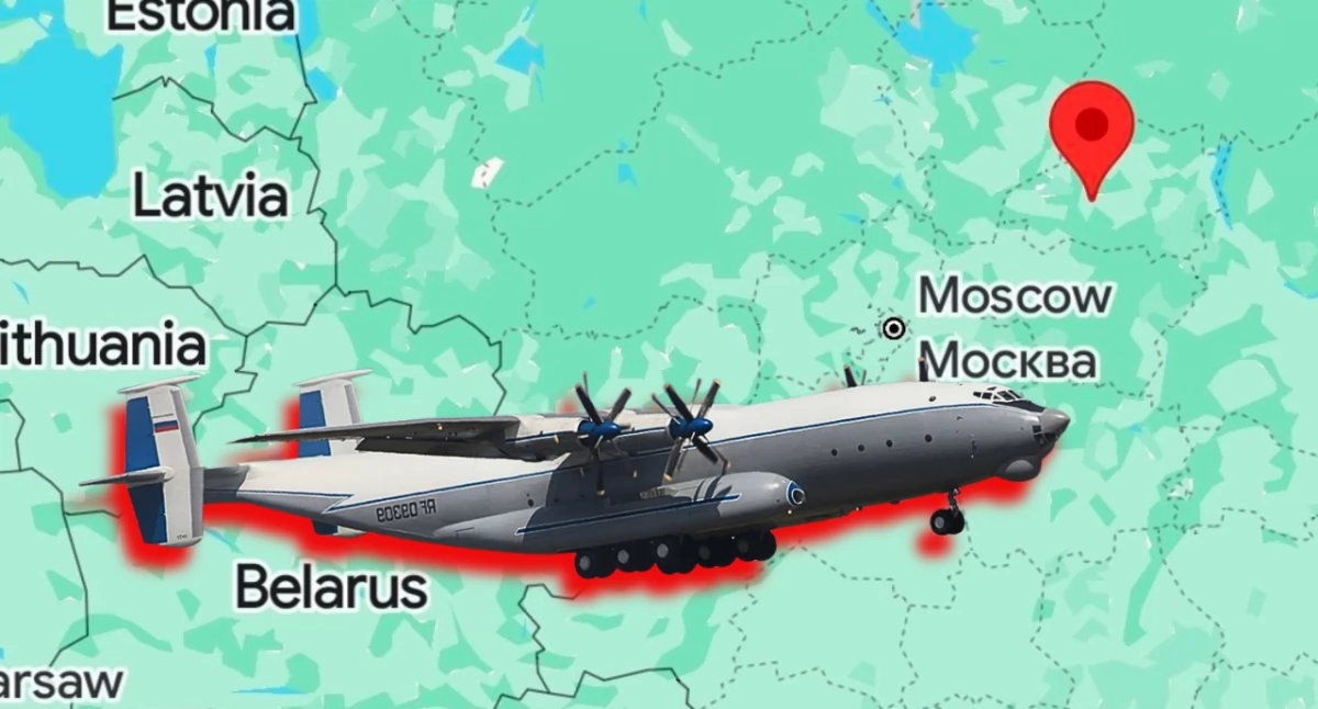 Katastrofa rosyjskiego An-22 w obwodzie iwanowskim. Samolot rozbił się podczas lotu próbnego