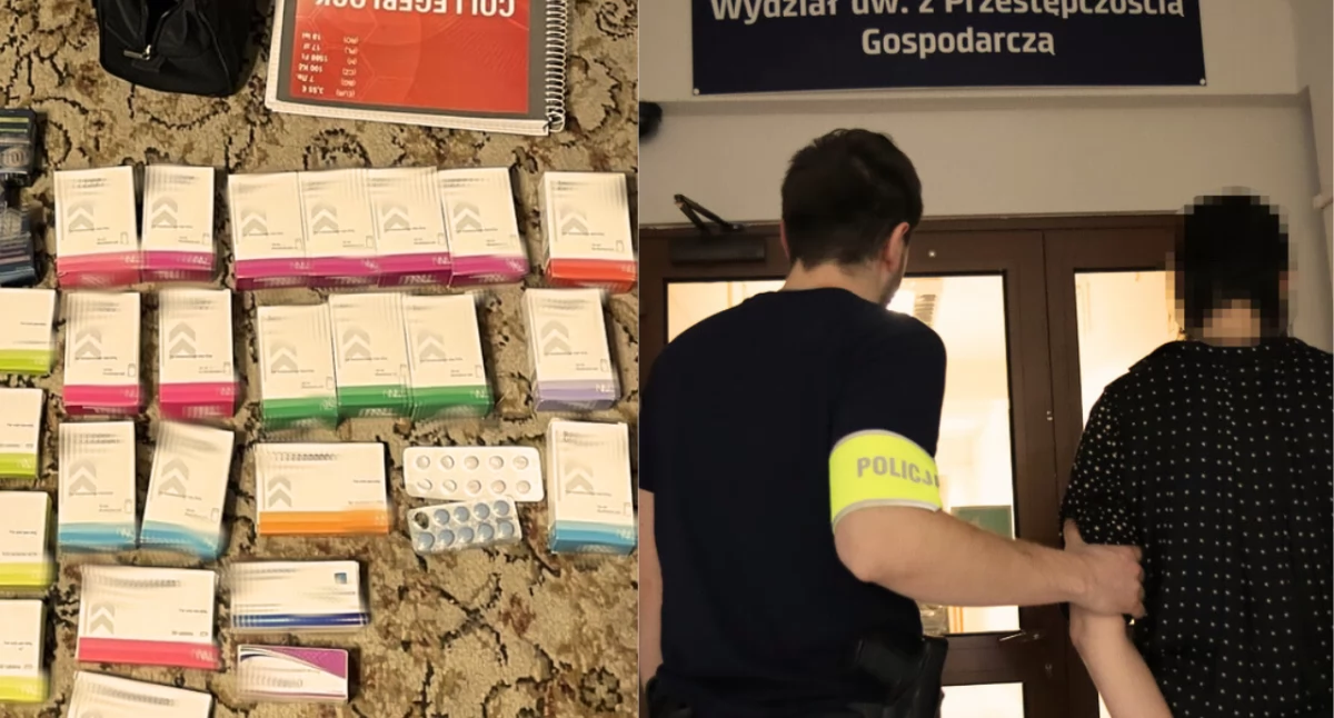 Mazowiecka policja uderza w nielegalny handel lekami. Pięć osób w areszcie w tym lekarka