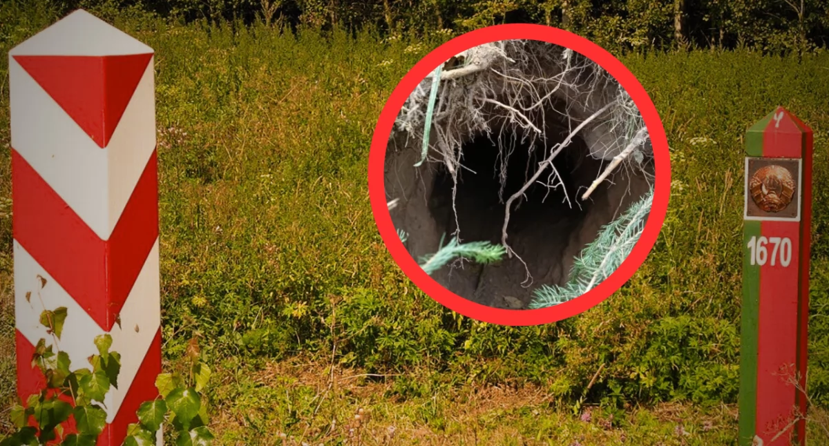 Nielegalne przekroczenie granicy w rejonie Narewki. Ponad 180 migrantów w tunelu