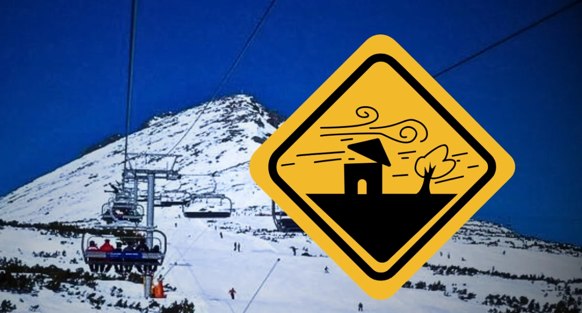 Tatry Wysokie: ostrzeżenie drugiego stopnia i zamknięte wyciągi