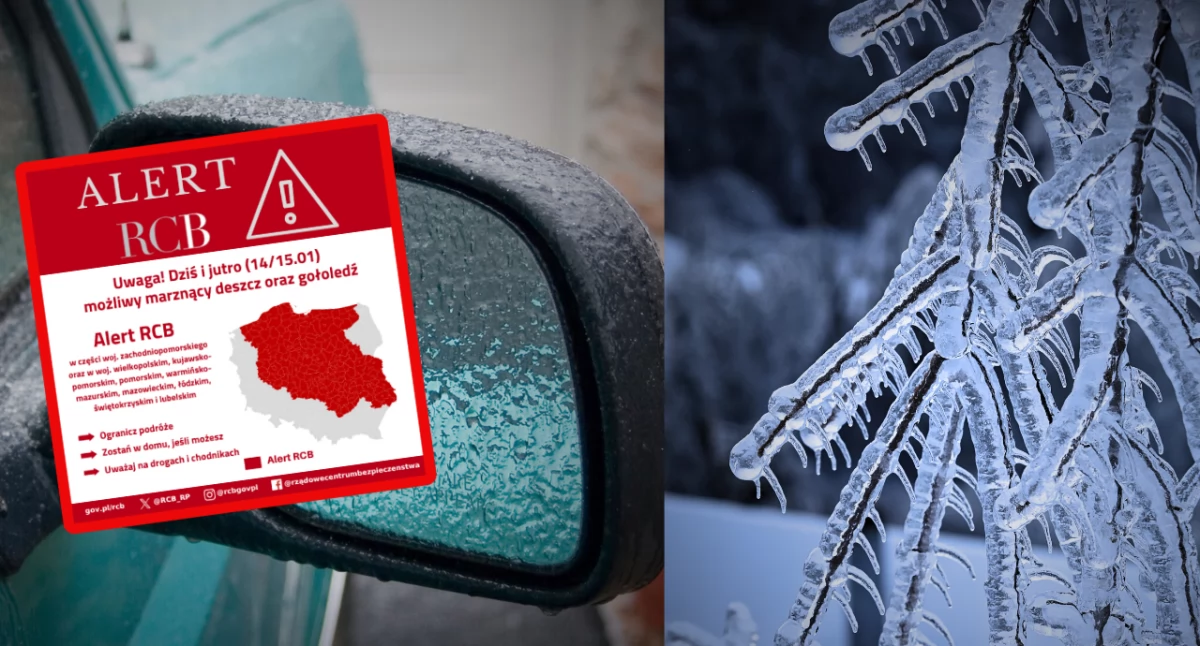 Prognoza pogody IMGW: śnieg na wschodzie, deszcz na zachodzie i marznące opady