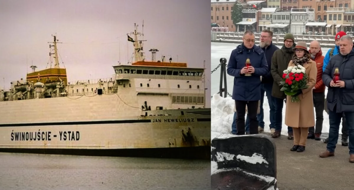 Świnoujście. Syreny w porcie i uroczystości ku pamięci ofiar promu „Jan Heweliusz”