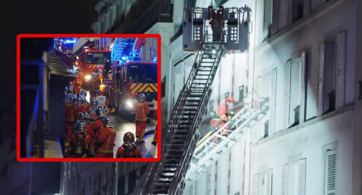 XI dzielnica Paryża, podłoga runęła w mieszkaniu podczas urodzin