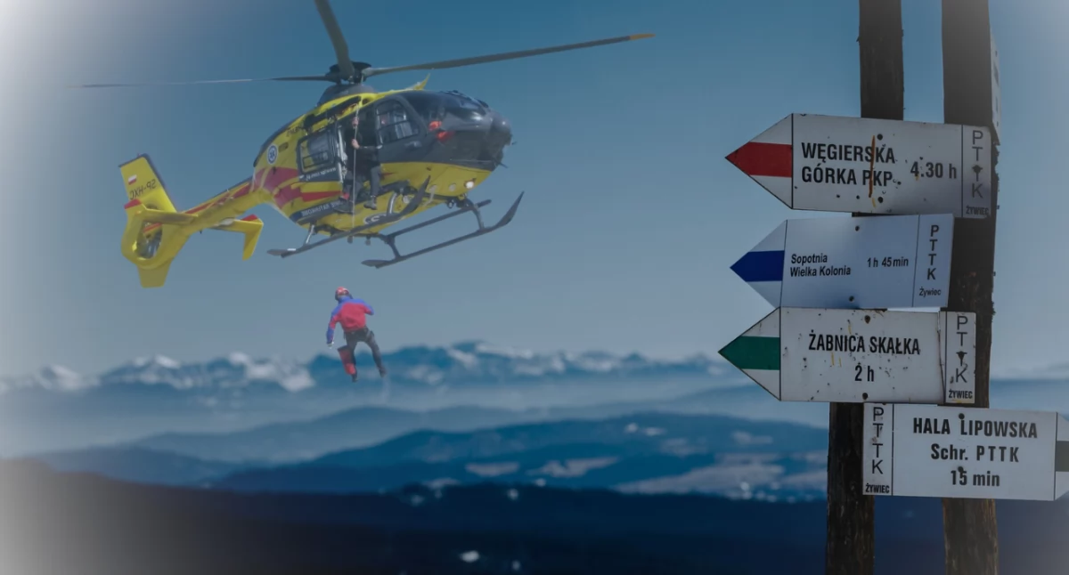 GOPR szuka zaginionego turysty w Beskidzie Sądeckim