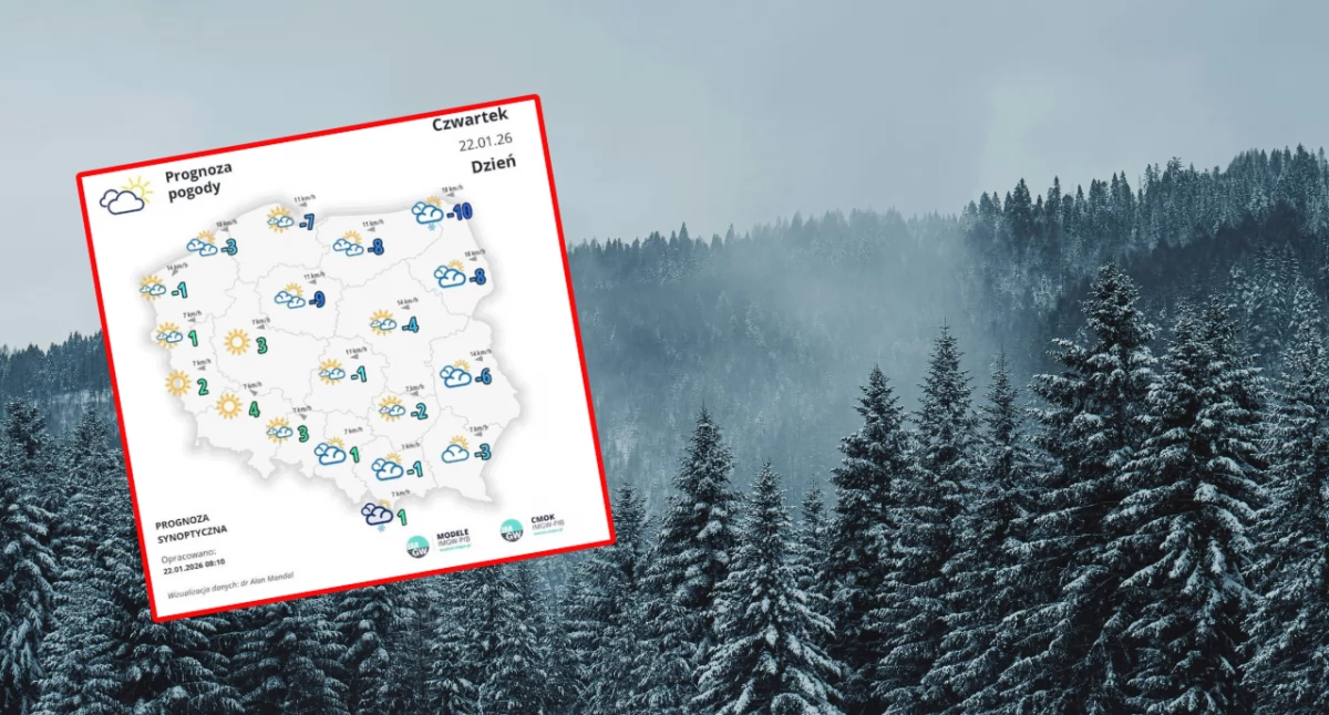 Prognoza pogody w Polsce. Wzrost ciśnienia, ale trudne warunki na wschodzie kraju