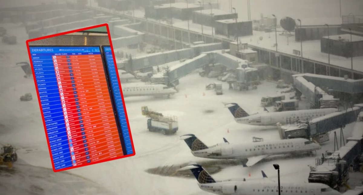 Potężna burza zimowa w USA. Ponad 13 tys. odwołanych lotów i setki tysięcy bez prądu