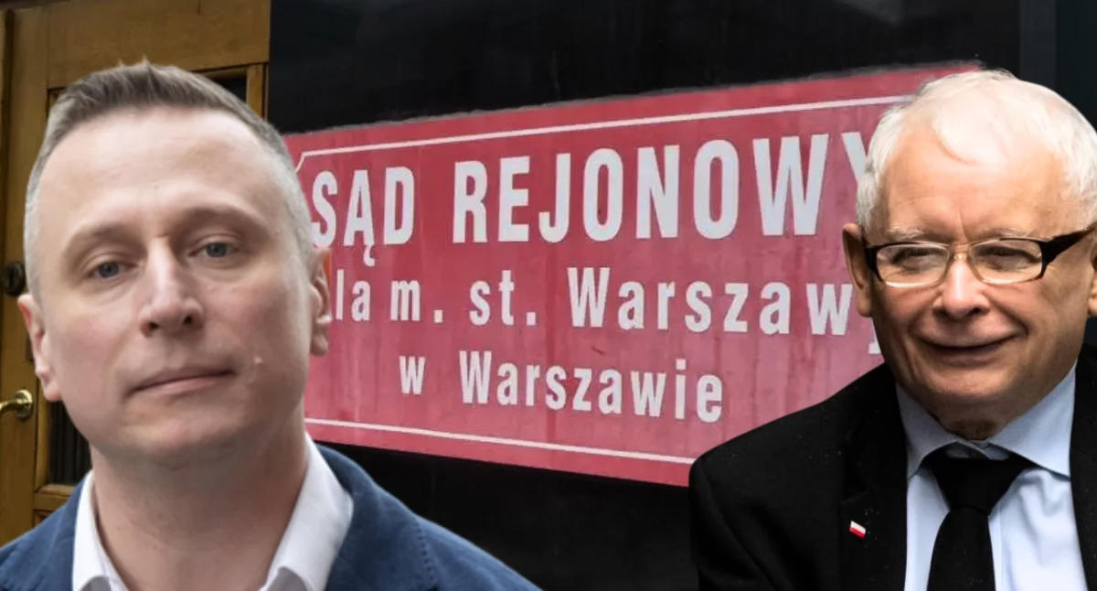 Zdjęcie sąd umorzył sprawę Jarosława Kaczyńskiego. Chodziło o słowa pod adresem Krzysztofa Brejzy