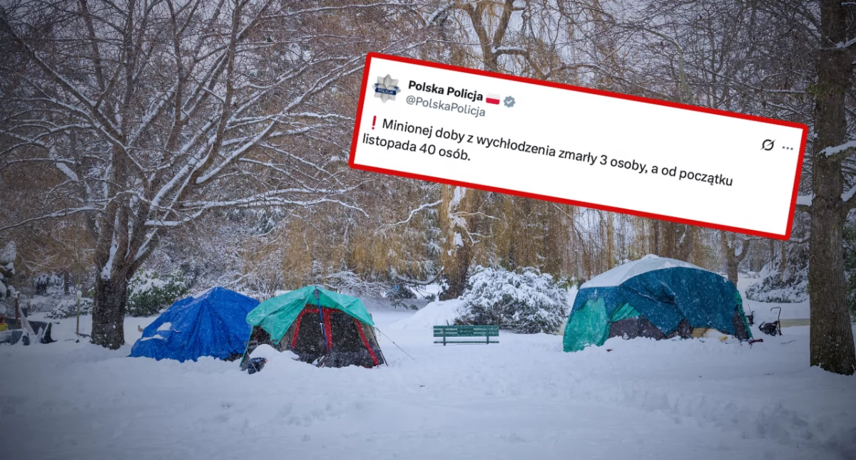 Trzy śmiertelne ofiary wychłodzenia. Najnowsze dane policji i pilny apel do mieszkańców
