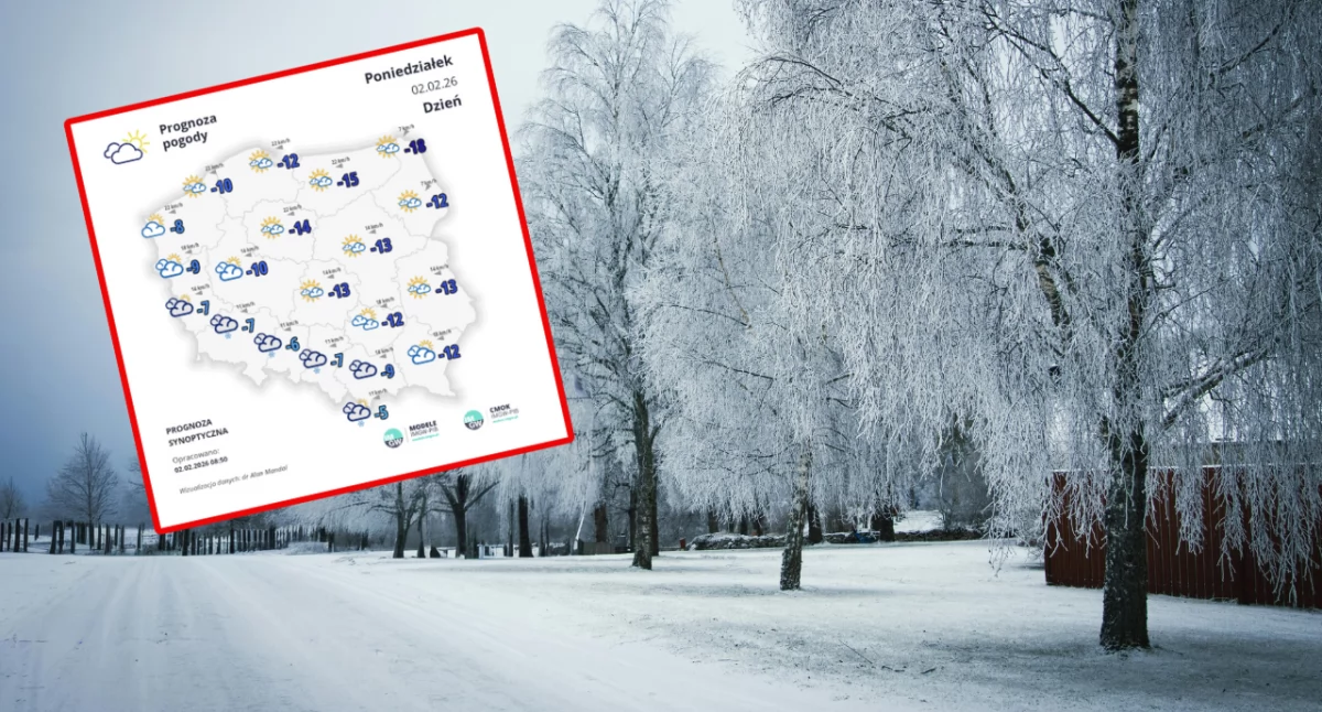 Arktyczny mróz w Polsce. IMGW zapowiada nawet –27 st. C i opady śniegu Prognoza IMGW: silne mrozy, śnieg i porywisty wiatr. Sprawdź, gdzie będzie najzimniej