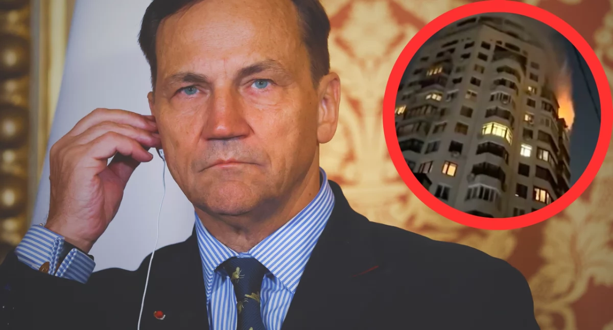 Kijów bez ogrzewania po ataku Rosji. Komentarz Radosława Sikorskiego