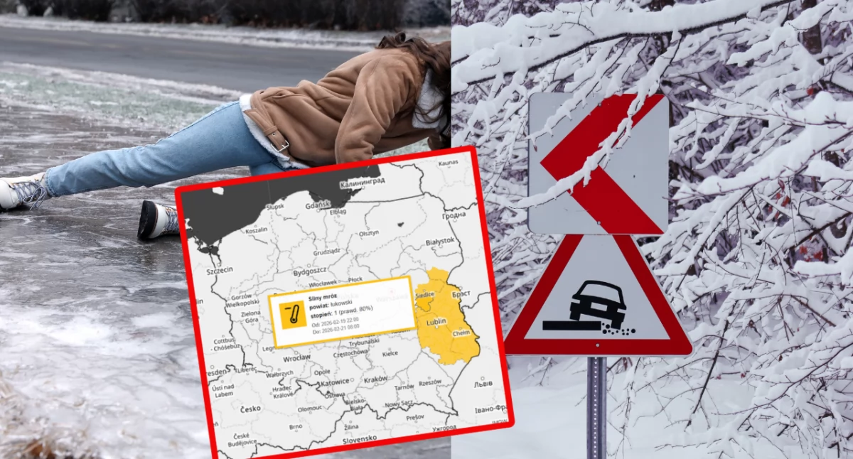 Marznący deszcz, gołoledź i silny mróz. Sprawdź, gdzie obowiązują ostrzeżenia IMGW