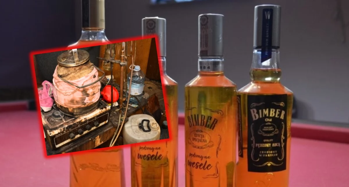 Nielegalna produkcja alkoholu w Lubuskiem. KAS ostrzega przed spożywaniem trunków niewiadomego pochodzenia