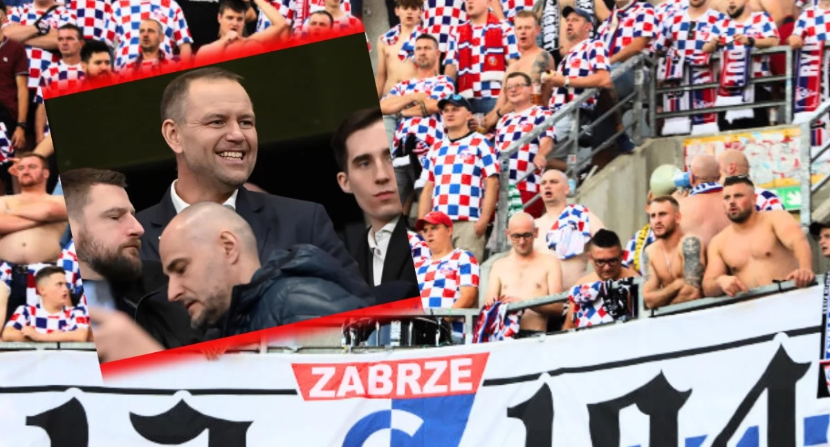 Nawrocki wygwizdany przez kibiców na meczy Górnik Zabrze