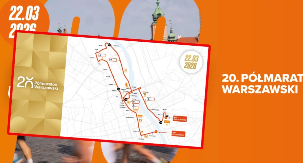 Warszawa przygotowuje się na półmaraton. Sprawdź listę zamkniętych ulic i zmiany w komunikacji miejskiej