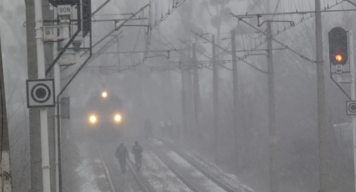 Wypadek kolejowy w Piekoszowie. Pociąg potrącił człowieka