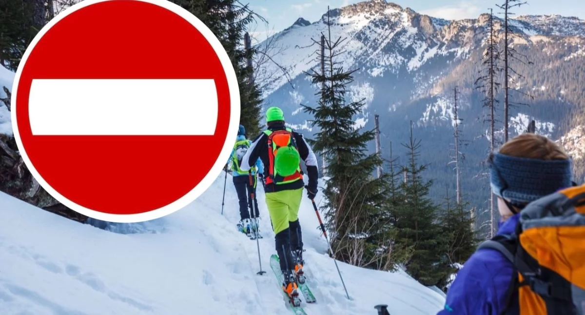Skituring w Tatrach – narciarze na górskim szlaku przed zamknięciem sezonu przez TPN