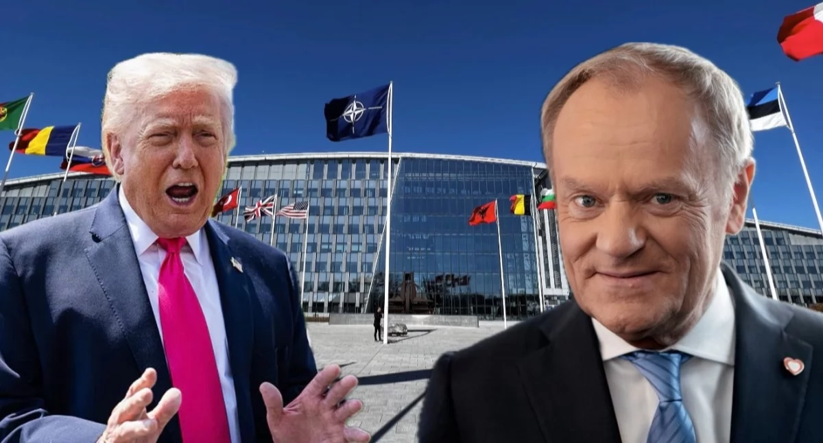 Premier Polski Donald Tusk podczas wywiadu analizuje temat obrony Europy oraz roli USA w NATO