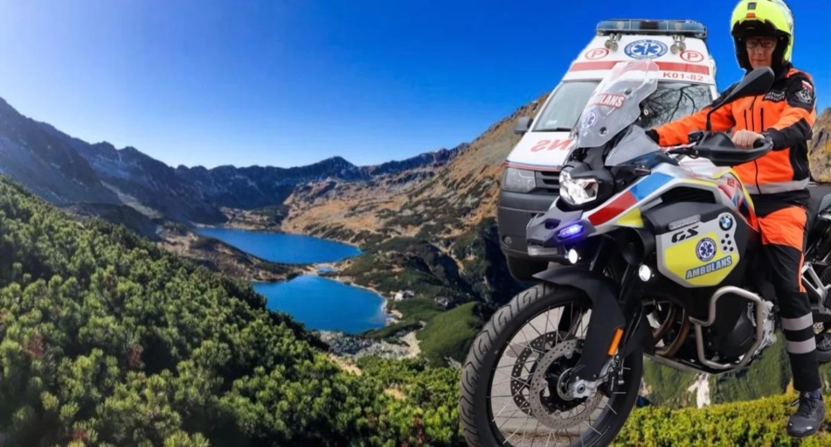 Motoambulans Zakopane – ratownictwo medyczne w Tatrach, szybka pomoc w górach, bezpieczeństwo turystów