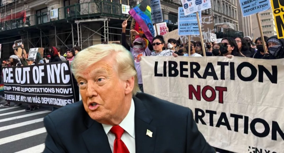 Protesty w USA 1 maja – tłumy demonstrantów na ulicach Nowego Jorku
