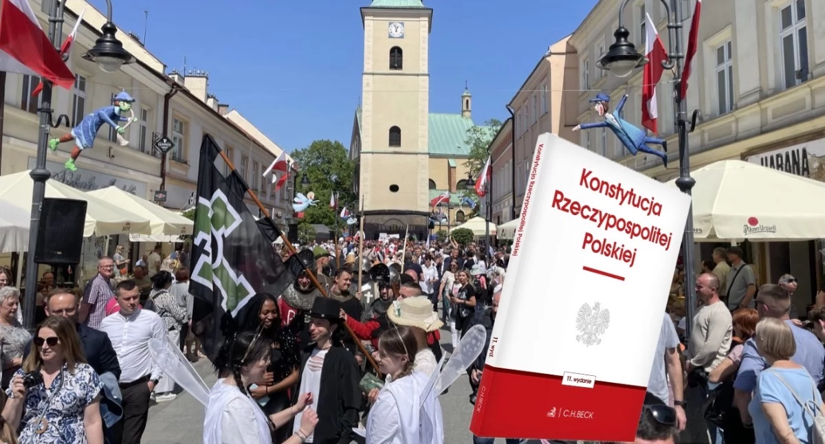Obchody Święta Konstytucji 3 Maja w Warszawie i innych miastach Polski