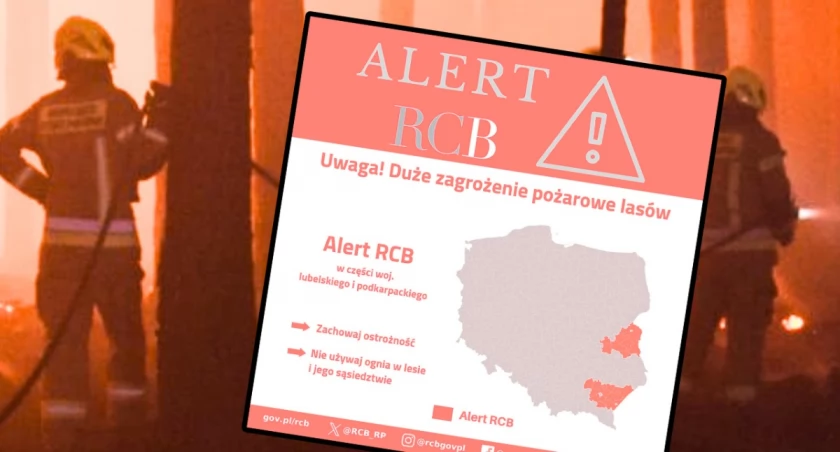 Rządowe Centrum Bezpieczeństwa ostrzega przed ogniem i zadymieniem oraz podaje ważne zalecenia dla mieszkańców