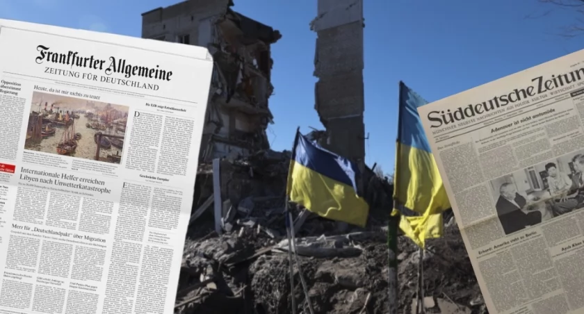 Władimir Putin podczas obchodów Dnia Zwycięstwa w Moskwie. Niemieckie media komentują rozejm Rosji i Ukrainy oraz rosnące obawy Kremla przed ukraińskimi atakami dronów