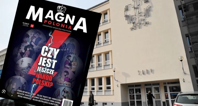 Gmach Sądu Rejonowego w Częstochowie, przed którym zapadł wyrok nakazowy w sprawie propagowania antysemityzmu i faszyzmu przez wydawców 3DOM i Fundacji Magna Polonia.