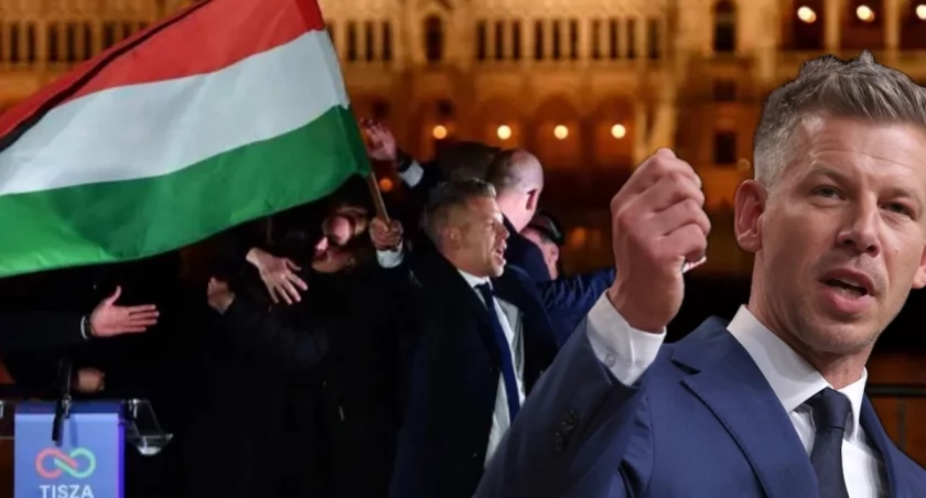 Peter Magyar — nowy premier Węgier wybrany przez Zgromadzenie Narodowe 140 głosami za i 54 przeciw podczas inauguracyjnego posiedzenia parlamentu w Budapeszcie, maj 2025