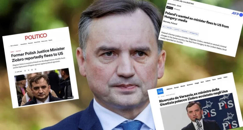 Zbigniew Ziobro, były minister sprawiedliwości i prokurator generalny, oskarżony o przestępstwa związane z Funduszem Sprawiedliwości