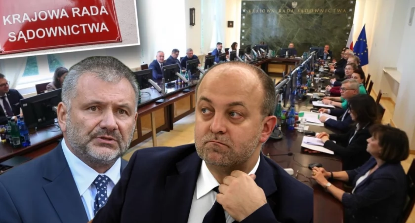 Minister Waldemar Żurek i neosędzia Łukasz Piebiak. Krajowa Rada Sądownictwa – nowy skład zostanie wybrany przez Sejm w maju 2026 roku. 