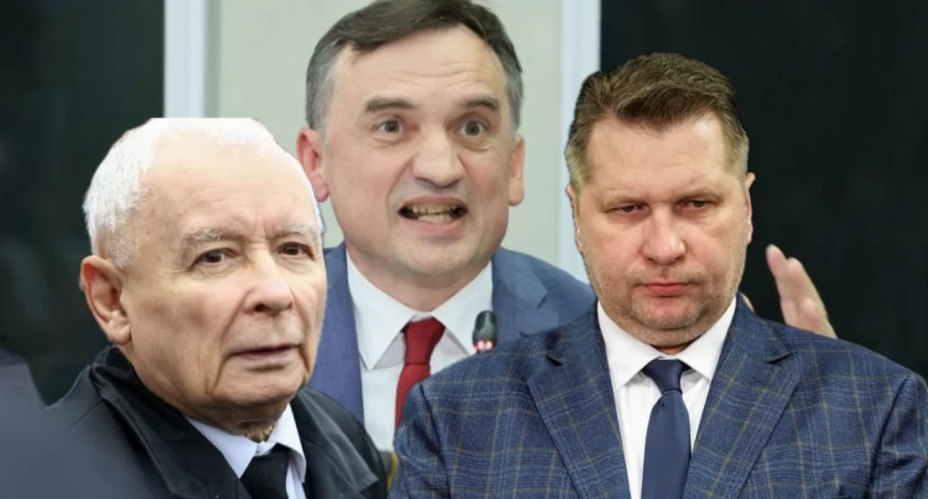 Prawo i Sprawiedliwość podzielone ws. Ziobry – konflikt frakcji harcerzy i maślarzy w partii, maj 2026