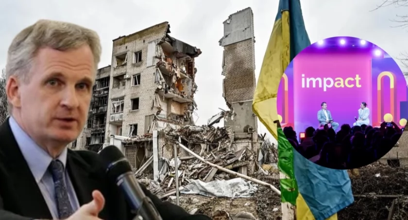 Prof. Timothy Snyder, historyk z Uniwersytetu w Toronto, podczas wywiadu w Studiu PAP na kongresie Impact w Poznaniu 2026 – relacje polsko-ukraińskie