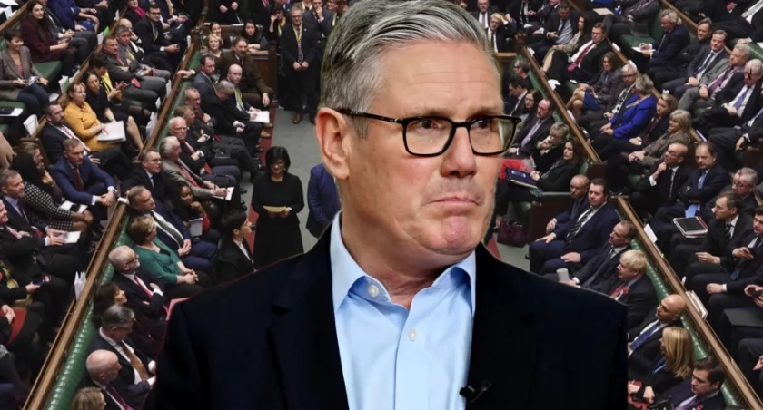   Keir Starmer premier Wielkiej Brytanii podczas przemówienia – kryzys przywództwa w Partii Pracy 2026