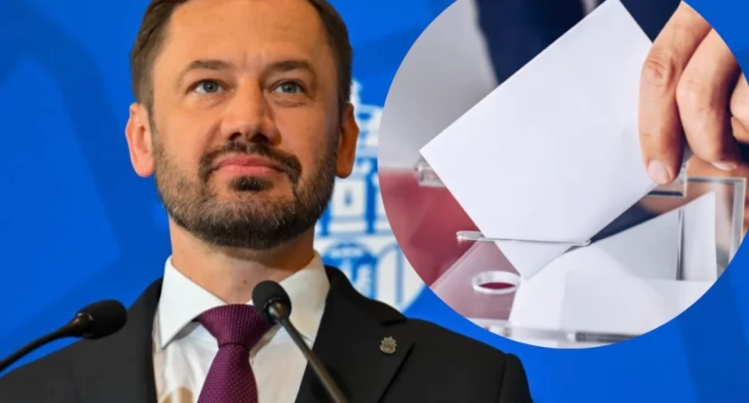 Lokal wyborczy w Krakowie podczas referendum w sprawie odwołania prezydenta Aleksandra Miszalskiego i rady miasta Krakowa 