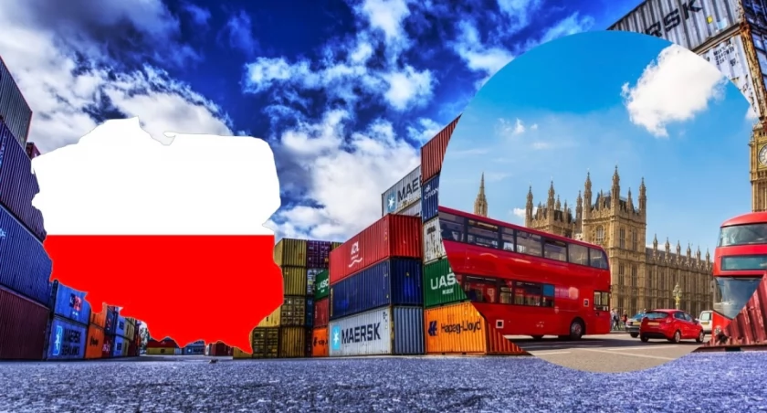 Polski eksport do Wielkiej Brytanii. 79,4 mld zł w towarach, pojazdach i artykułach spożywczych
