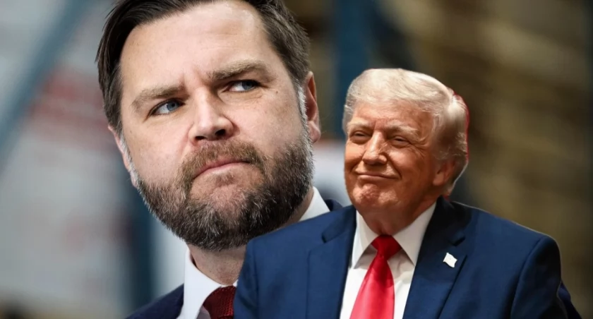Wiceprezydent Stanów Zjednoczonych Jay Dee Vance podczas rozmowy z dziennikarzami komentujący stan negocjacji między Stanami Zjednoczonymi a Iranem i wstępne porozumienie pokojowe