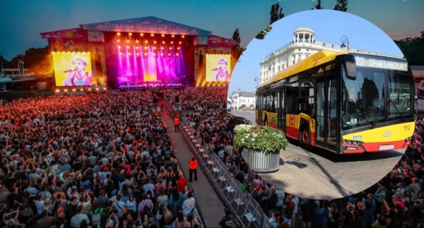   Specjalna linia autobusowa numer 300 Zarządu Transportu Miejskiego uruchomiona na Orange Warsaw Festival 2026 na Torze Wyścigów Konnych na Służewcu w Warszawie – trasa Metro Wilanowska, Puławska, Wyścigi