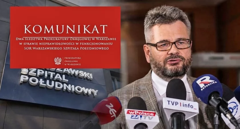 Szpital Południowy znalazł się pod lupą prokuratury, NFZ, ratusza i PIP. Śledczy badają rozliczenia lekarza, nadzór nad placówką oraz możliwe nieprawidłowości na SOR-ze