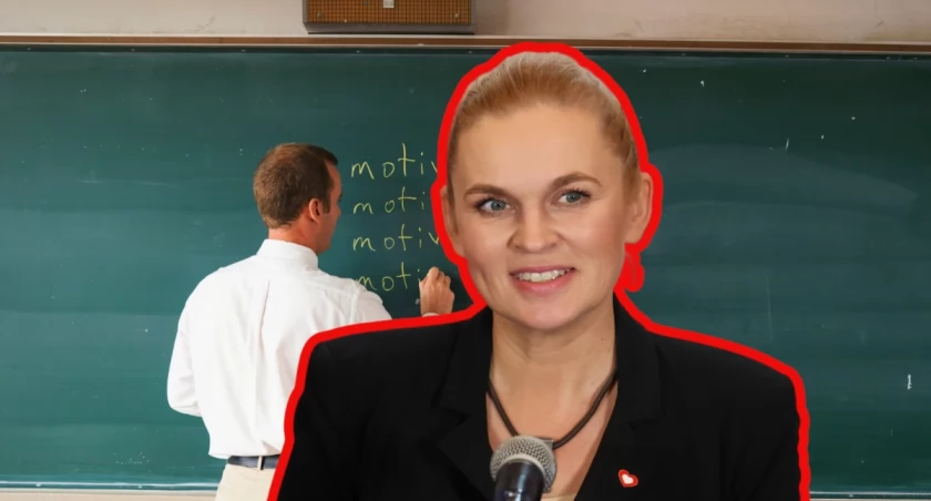 Szefowa MEN Barbara Nowacka chcę podwyżki dla nauczycieli
