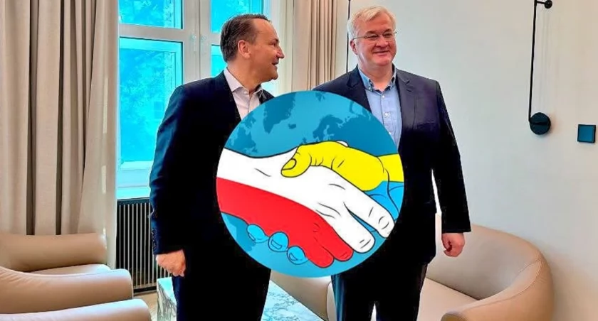 Radosław Sikorski i Andrij Sybiha rozmawiali o napięciach wokół UPA, ekshumacjach oraz dalszej współpracy Polski i Ukrainy w czasie wojny z Rosją