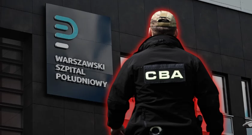 CBA zabezpiecza dokumenty w Szpitalu Południowym oraz warszawskich urzędach na polecenie prokuratury
