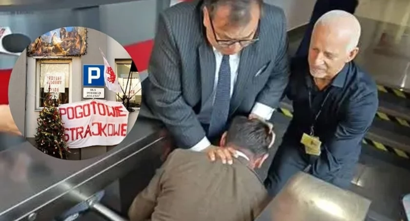 Daniel Obajtek, europoseł PiS i były prezes ORLENU, próbował siłą wejść na teren kopalni Solino. Doszło do szarpaniny z prezesem spółki Wojciechem Kotlarkiem