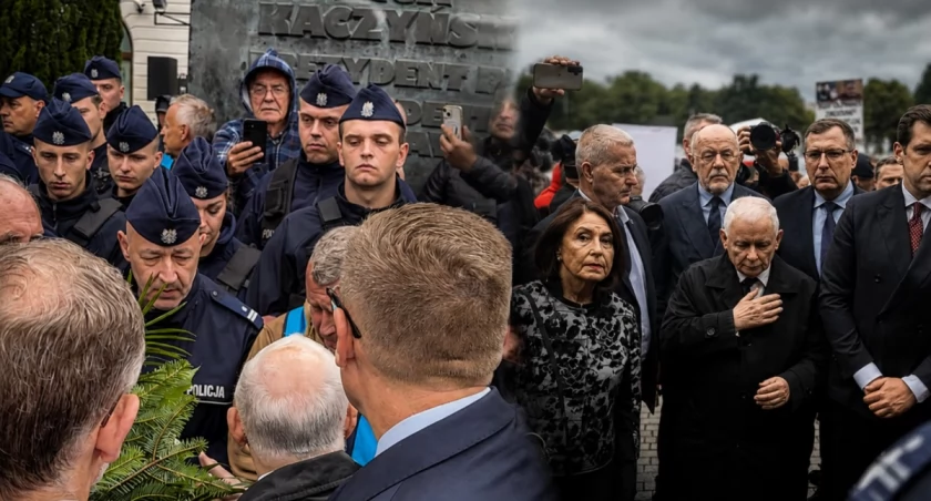 Kaczyński nie został dopuszczony do pomnika Lecha Kaczyńskiego