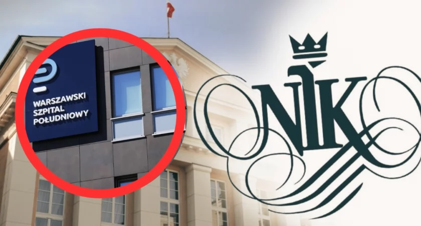 Zdjęcie budynku Warszawskiego Szpitala Południowego objętego kontrolą Najwyższej Izby Kontroli
