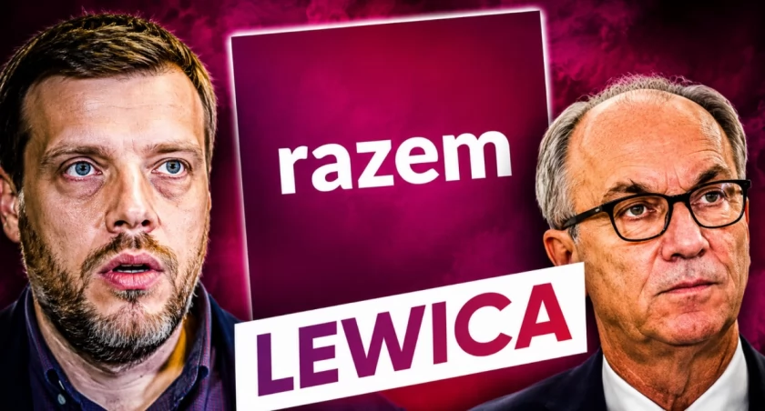 Marszałek Sejmu Włodzimierz Czarzasty podczas briefingu prasowego w Olsztynie ws. konsolidacji lewicy