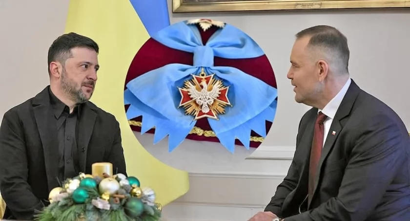 Sondaż CBOS pokazuje, że Polacy popierają decyzję prezydenta Nawrockiego o odebraniu Zełenskiemu Orderu Orła Białego, ale zarazem oczekują ścisłej współpracy Polski i Ukrainy wobec zagrożenia rosyjskiego