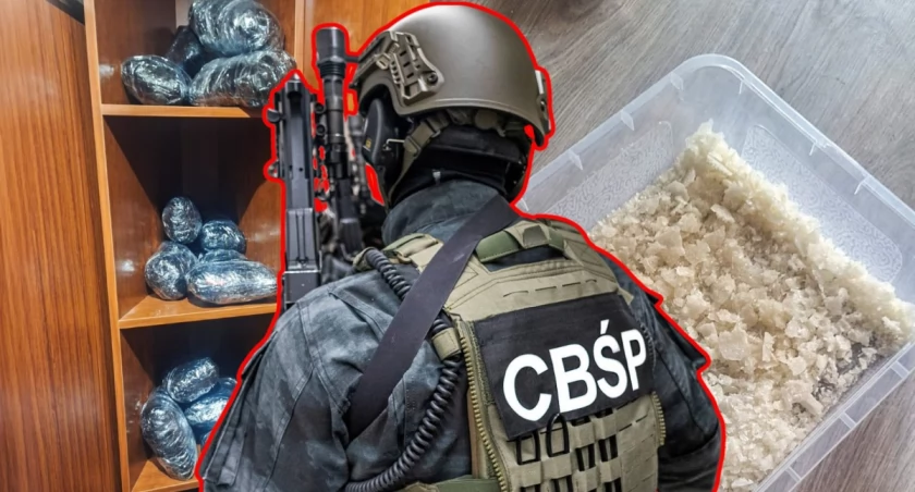 CBŚP rozbiło laboratorium mefedronu pod Warszawą
