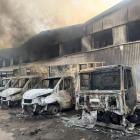 Pożar hali magazynowej w Gdyni przy ul. Północnej – akcja straży pożarnej